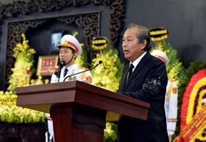 Tổ chức trọng thể Lễ tang đồng chí Nguyễn Văn Trân ảnh 1 Tổ chức trọng thể Lễ tang đồng chí Nguyễn Văn Trân ảnh 1