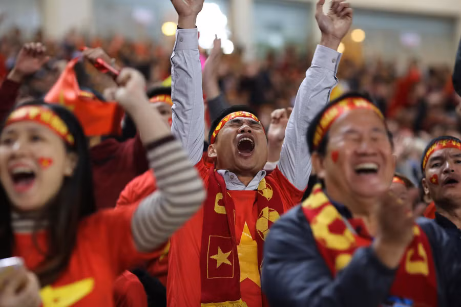 Niềm vui chiến thắng...