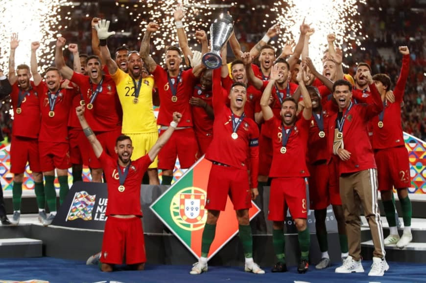 Với chức vô địch giải UEFA National League, ĐT Bồ Đào Nha của Ronaldo đã thăng tiến 2 bậc lên hạng 5 thế giới