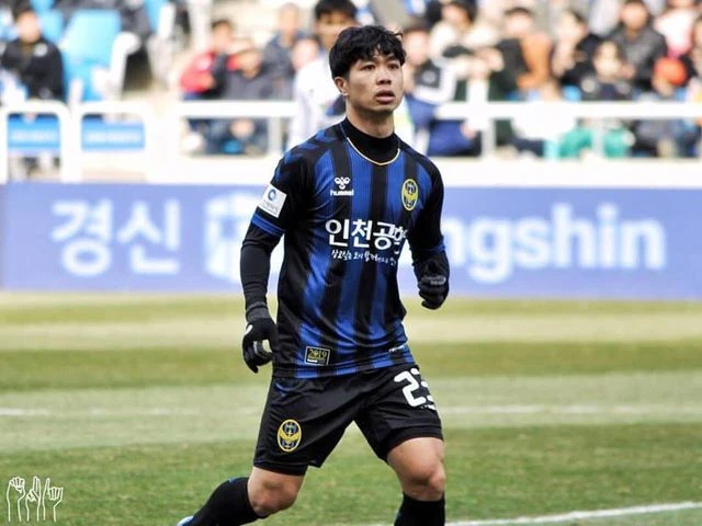 Công Phượng được đá chính ở Incheon United.