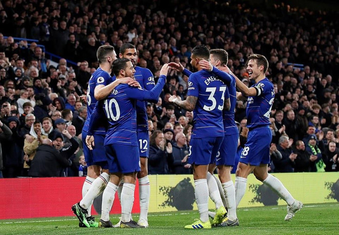 Hazard là ngôi sao của Chelsea trận này với 1 bàn thắng cùng 1 đường kiến tạo cho đồng đội Hazard là ngôi sao của Chelsea trận này với 1 bàn thắng cùng 1 đường kiến tạo cho đồng đội