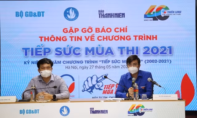 Đại diện Trung ương Hội SVVN và Bộ GD&ĐT chia sẻ thông tin về Tiếp sức mùa thi 2021.