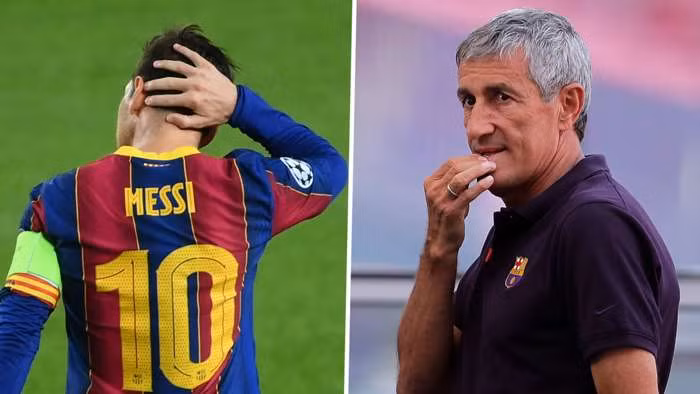 HLV Setien thừa nhận khó quản lý Messi