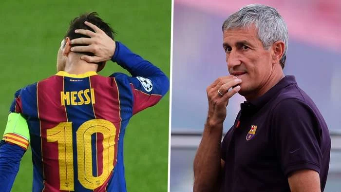 HLV Setien thừa nhận khó quản lý Messi