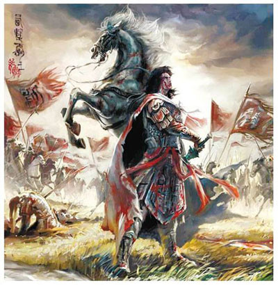 Hình ảnh Hạng Vũ và ngựa Ô Truy bên bờ song Ô Giang đã trở thành truyền thuyết Hình ảnh Hạng Vũ và ngựa Ô Truy bên bờ song Ô Giang đã trở thành truyền thuyết