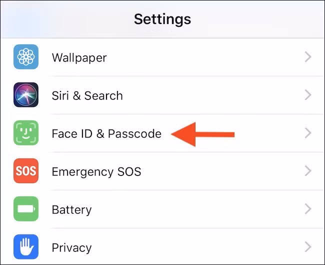 Cách gỡ quyền dùng Face ID của các ứng dụng trên iPhone, iPad
