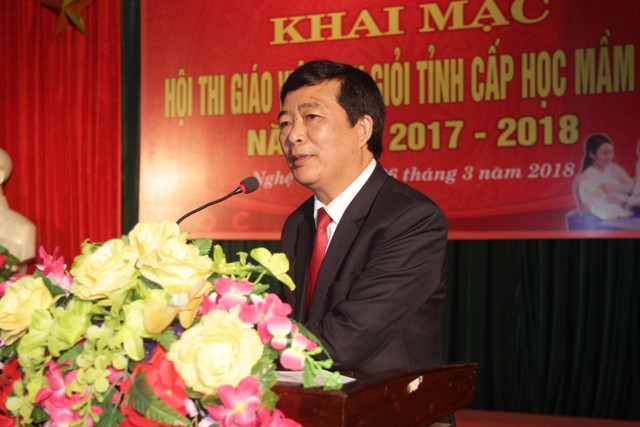 Ông Võ Văn Mai – Phó GĐ Sở GD&ĐT Nghệ An cho biết hội thi lần này có nhiều đổi mới