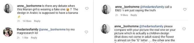 Một tài khoản Instagram khẳng định Marian mặc áo nhái. my-nhan-dep-nhat-philippines-dinh-on-ao-mac-ao-hang-nhai-1