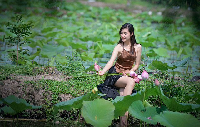 Bộ ảnh này Trang thực hiện cùng với nhiếp ảnh Đinh Văn Linh.