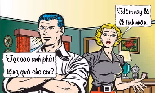 Lễ tình nhân vợ không thể đòi quà 