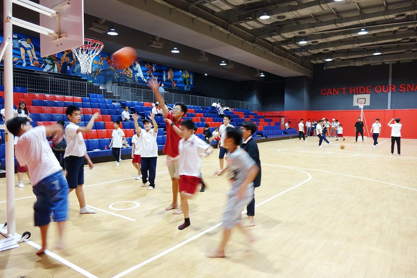 Nhà đa năng mới nhiều không gian hoạt động thể chất, thể thao