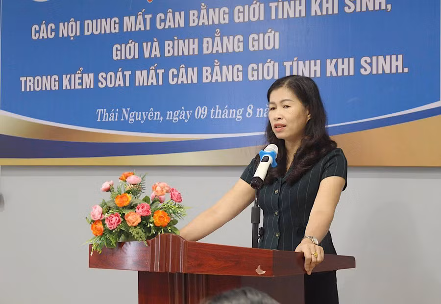 Bà Hồ Thị Thanh Thuỷ - Chi cục trưởng Chi cục Dân số - kế hoạch hoá gia đình tỉnh Thái Nguyên