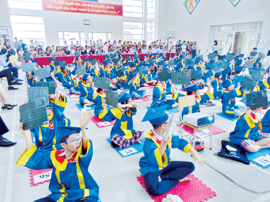 Học sinh Đan Phượng được học trong những ngôi trường khang trang Học sinh Đan Phượng được học trong những ngôi trường khang trang