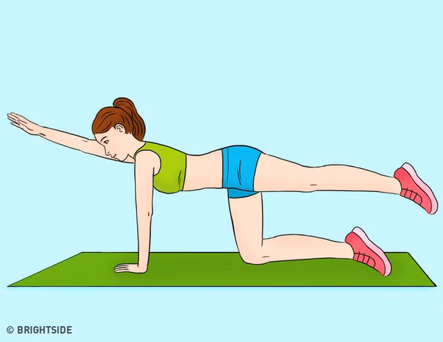 Bài tập thu gọn vùng bụng cho chị em sau sinh ảnh 9