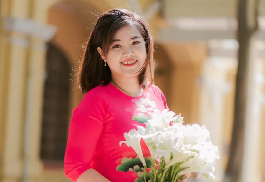 Cô Trương Thanh Trúc - giáo viên Sinh học Trường THPT Phan Đình Phùng, Hà Nội. 