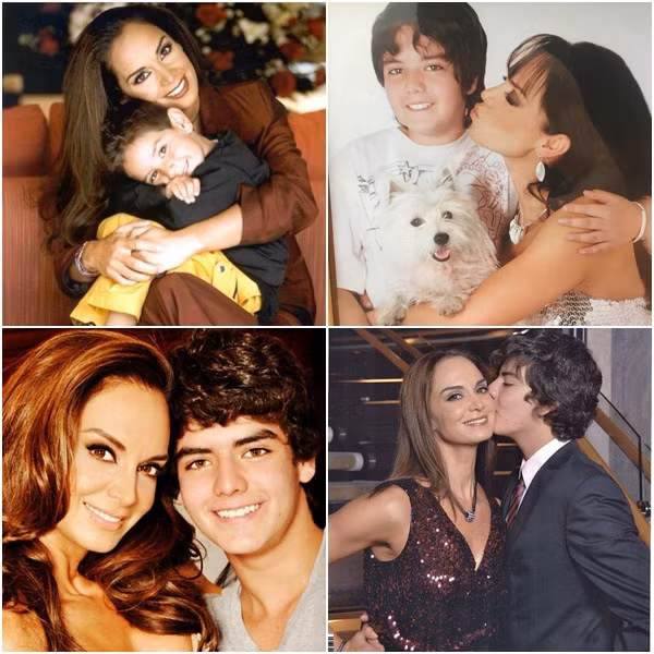 Mẹ là Hoa hậu Hoàn vũ tuyệt sắc nên con trai cũng đẹp tựa nam thần trong tranh-6