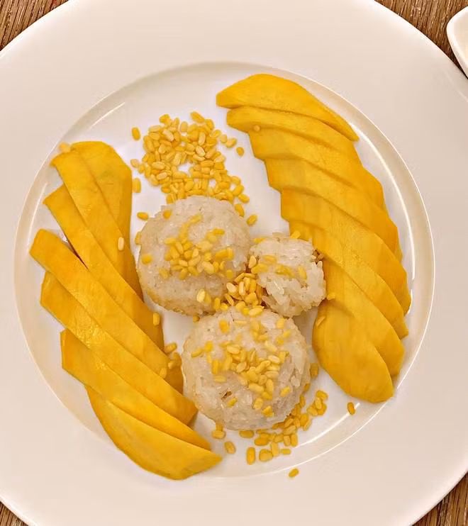 Món xôi Thái vô cùng hấp dẫn