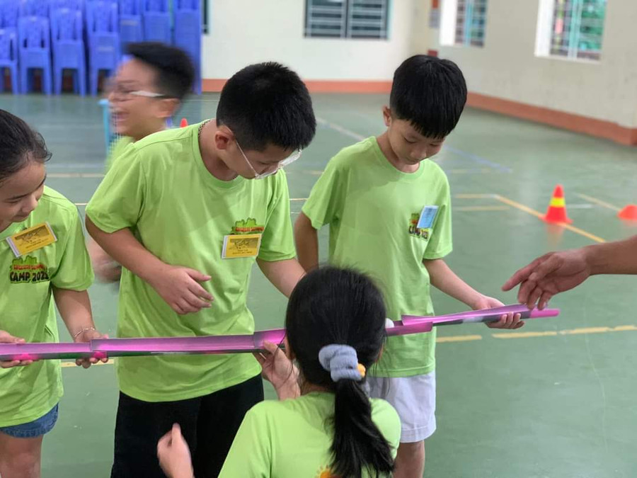 Học sinh tham gia các hoạt động tại Trại hè Tiếng Anh số 2. Học sinh tham gia các hoạt động tại Trại hè Tiếng Anh số 2.