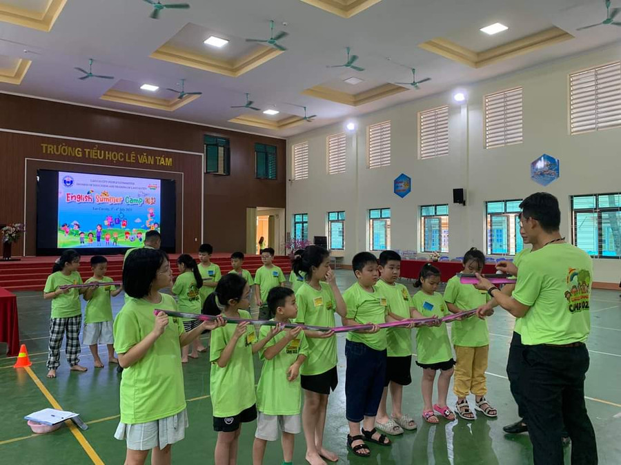 Trại hè Tiếng Anh số 2 được tổ chức tại trường Tiểu học Lê Văn Tám. Trại hè Tiếng Anh số 2 được tổ chức tại trường Tiểu học Lê Văn Tám.