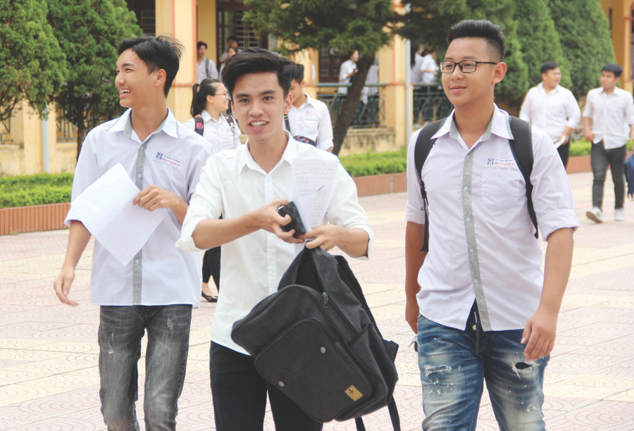 Thí sinh tham dự Kỳ thi THPT quốc gia 2018