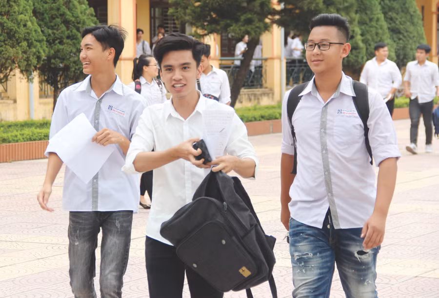 Thí sinh tham dự Kỳ thi THPT quốc gia 2018