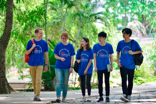 Sinh viên USTH tự tin, năng động Sinh viên USTH tự tin, năng động