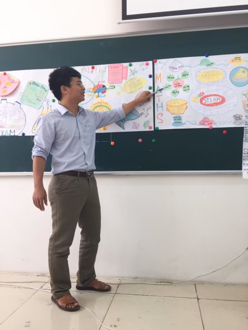 Thầy Hoàng Minh Quân. Ảnh: NVCC