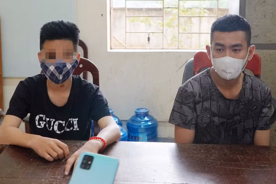 Đối tượng Đậu Văn Chiến và P.V.K.