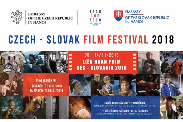 Liên hoan phim Séc và Slovakia sẽ diễn ra từ 6 - 15/11