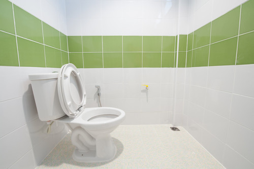 Phần bệ ngồi được dựng lên khiến cảnh sát nghi ngờ.