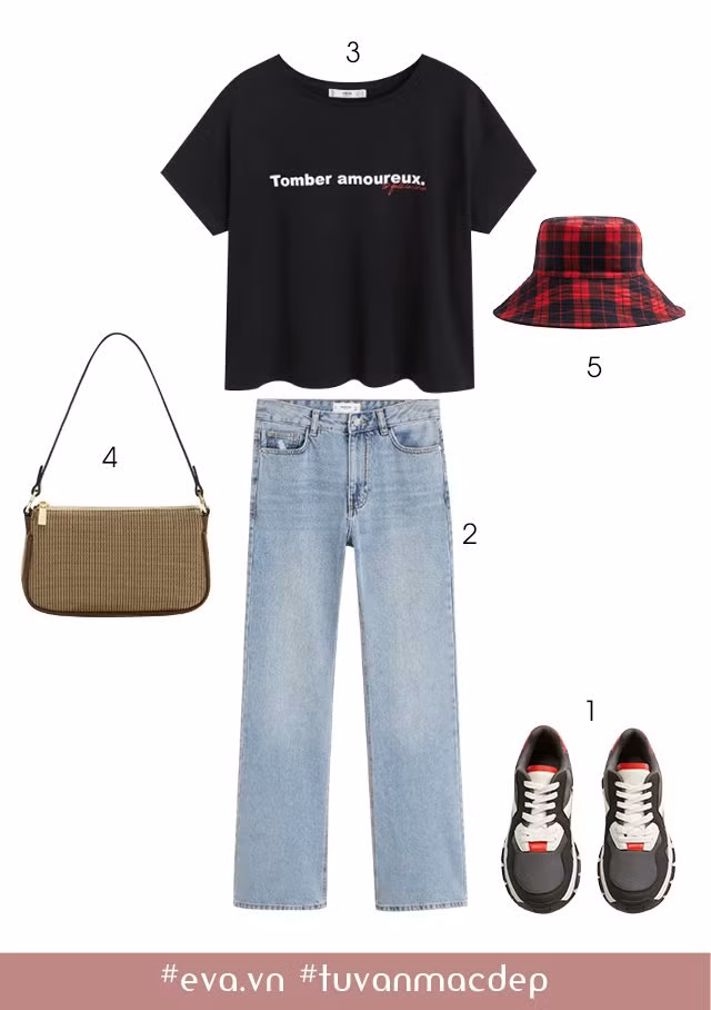 Cách biến tấu 4 set đồ đơn giản hóa sành điệu bằng các phụ kiện đơn giản ảnh 3 ho bien 4 set do don gian hoa sanh dieu bang cac mon phu kien nho ma co vo - 4