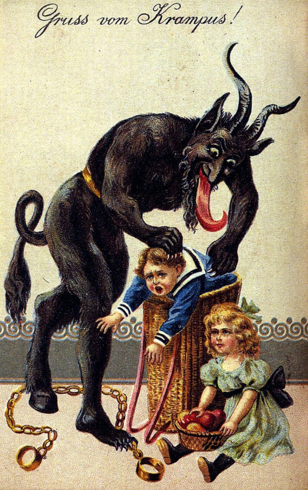 Bí ẩn con quỷ Giáng sinh Krampus - phiên bản độc ác của ông già Noel ảnh 1 Bí ẩn con quỷ Giáng sinh Krampus - phiên bản độc ác của ông già Noel ảnh 1