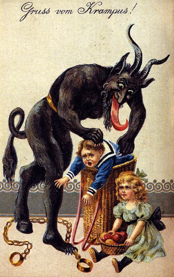 Bí ẩn con quỷ Giáng sinh Krampus - phiên bản độc ác của ông già Noel ảnh 1