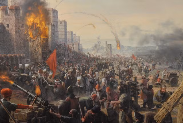  Từ một đế chế hùng mạnh bậc nhất châu Âu, đế chế này dần bị lung lay và thay thế bởi đế chế tới từ Trung Á 