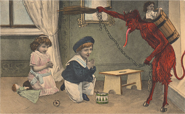 Bí ẩn con quỷ Giáng sinh Krampus - phiên bản độc ác của ông già Noel ảnh 3 Bí ẩn con quỷ Giáng sinh Krampus - phiên bản độc ác của ông già Noel ảnh 3
