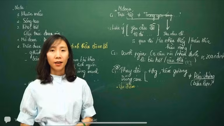 Phương pháp giảng dạy Văn học online hiệu quả giúp Thùy Dương đến gần hơn với học trò khắp nơi. (Ảnh: NVCC)