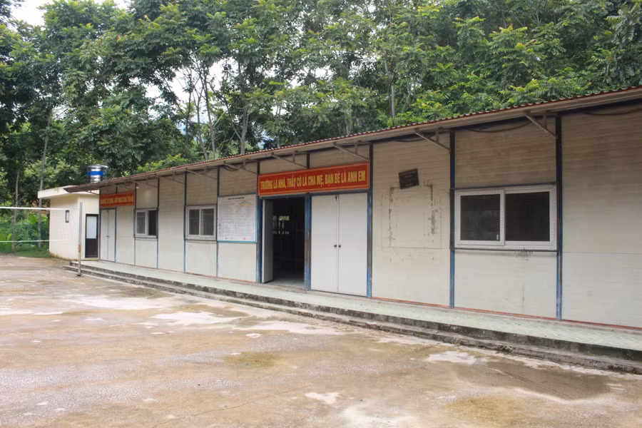 Khu nhà ở dành cho học sinh trường Phổ thông DTBT THCS Nghinh Tường, huyện Võ Nhai.