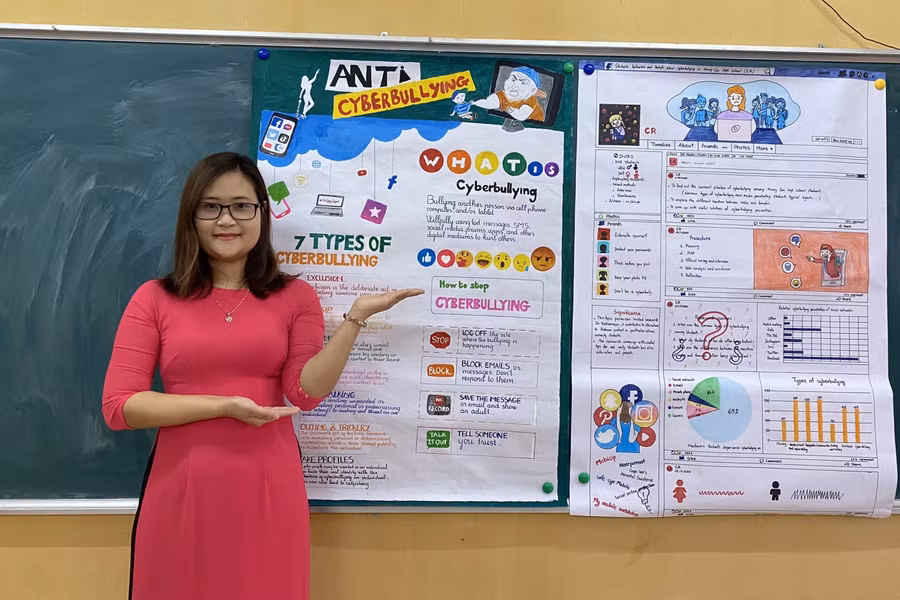 Cô giáo toàn cầu Hà Ánh Phượng. (Ảnh: NVCC)