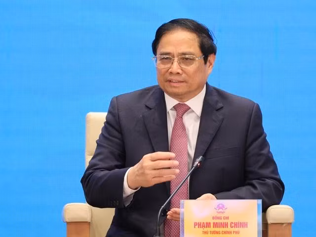 Thủ tướng cho biết qua cuộc đối thoại, bản thân ông học hỏi được nhiều điều từ phát biểu của các đại biểu; có thêm nhiều thông tin cho quá trình chỉ đạo, điều hành; đồng thời có cơ hội để chia sẻ một số nội dung - Ảnh: VGP/Nhật Bắc.