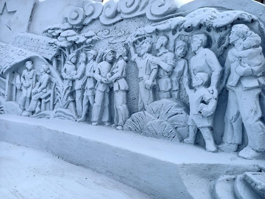 Mô hình Khu lưu niệm đồng bào, cán bộ, chiến sĩ, học sinh miền Nam tập kết ra Bắc.