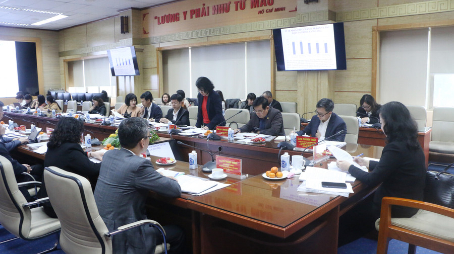 Quang cảnh buổi làm việc của Hội đồng quản lý liên ngành Quỹ phòng chống tác hại của thuốc lá. Quang cảnh buổi làm việc của Hội đồng quản lý liên ngành Quỹ phòng chống tác hại của thuốc lá.