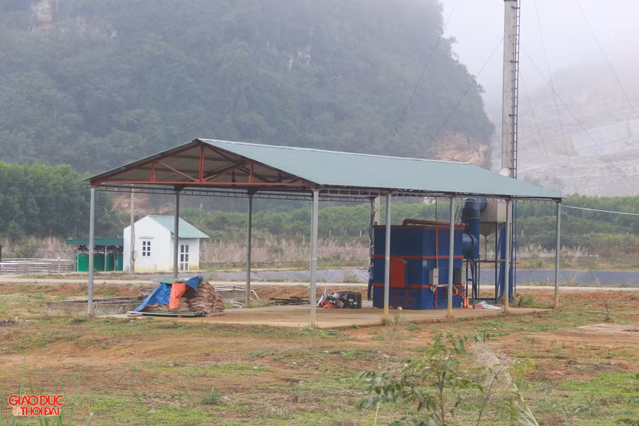 Hệ thống xử lý rác vẫn nằm im lìm chưa đi vào hoạt động chính thức. (Ảnh: Phạm Tâm)