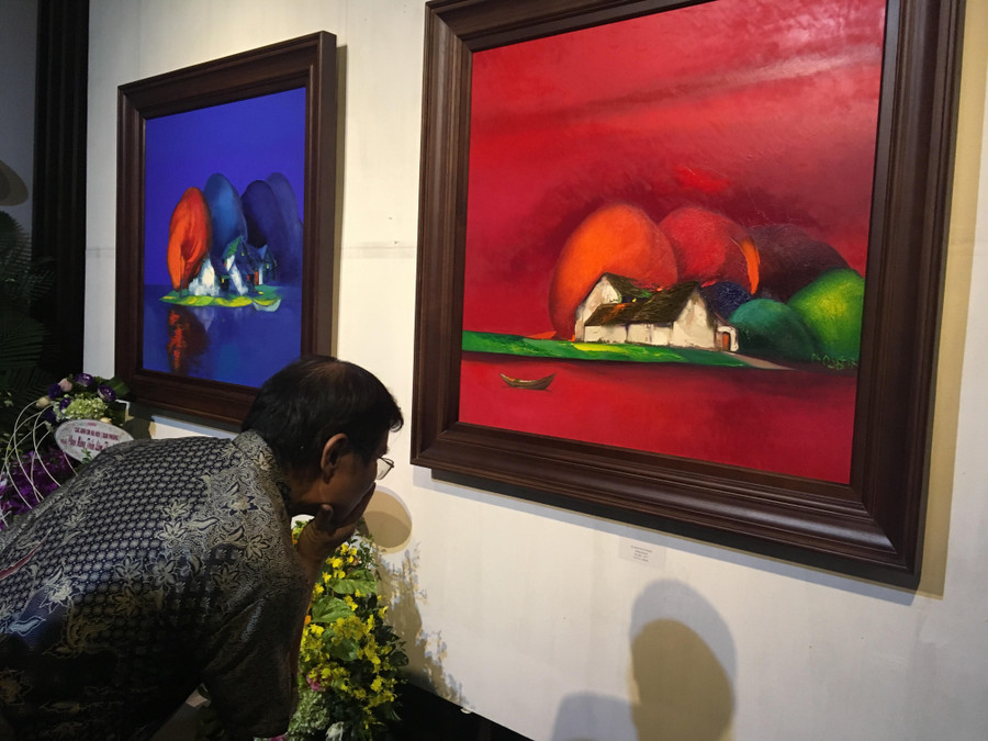 Các tác phẩm tham gia triển lãm của họa sĩ Đào Hải Phong