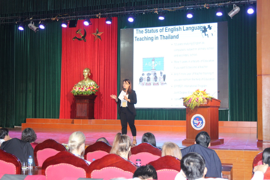 Phần tham luận của nhóm tác giả đến từ đất nước Thái Lan