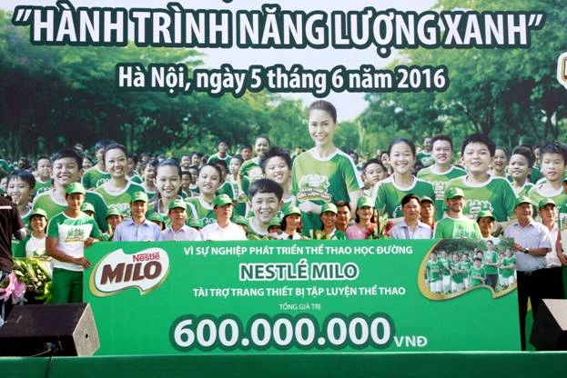 10.000 người tham gia “Milo - hành trình năng lượng xanh”