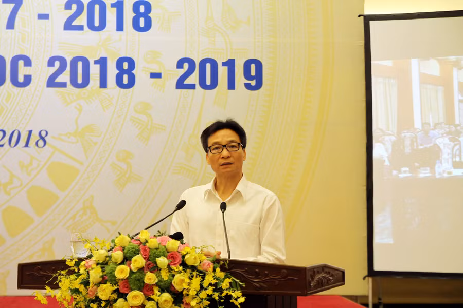 Phó Thủ tướng Vũ Đức Đam phát biểu chỉ đạo tại Hội nghị