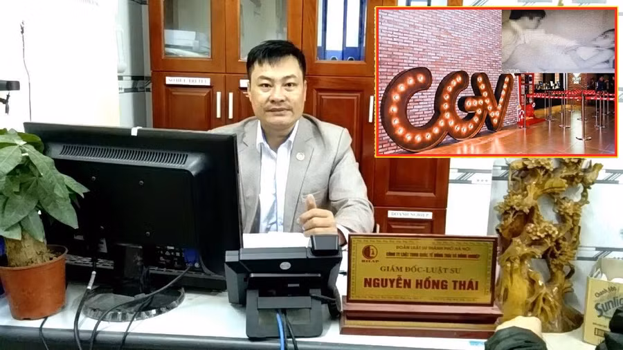 Luật sư Thái cho biết một số quan điểm dưới góc nhìn pháp lý về vụ phát tán hình ảnh nhạy cảm của khách trong rạp CGV.