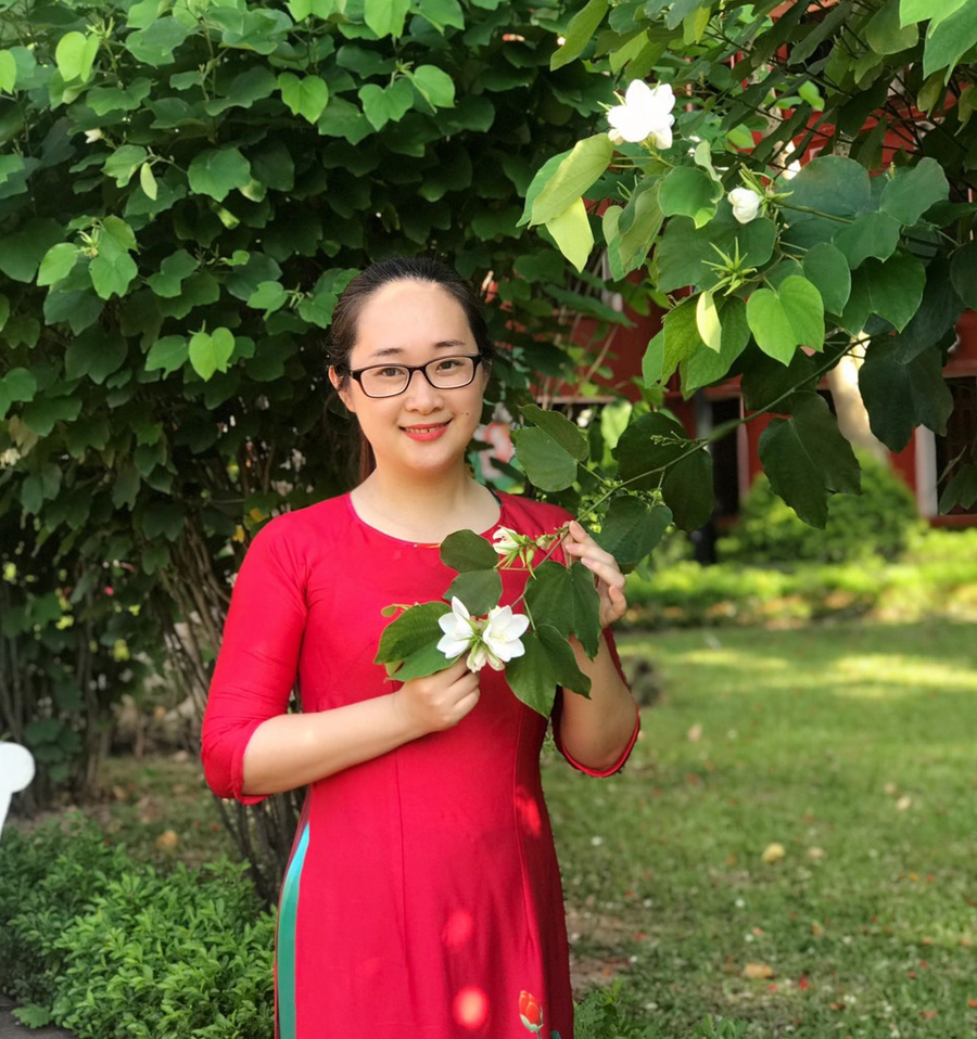 Cô giáo Trần Thị Thanh Huệ.