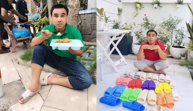 Mặc dù là một diễn viên, MC nổi tiếng, sống trong biệt thự triệu đô nhưng Quyền Linh vẫn có một lối sống giản dị.