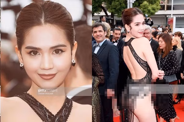 Ngọc Trinh gây tranh cãi khi tiếp tục mặc váy phản cảm trên thảm đỏ Cannes